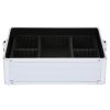 4-in-1 Rolling Makeup Case Aluminum Salon Cosmetic Train Trolley Organizer