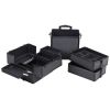 4-IN-1 Beauty Travel Box Professional Makeup Train Case Rolling Cosmetic Trolley