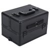 4-IN-1 Beauty Travel Box Professional Makeup Train Case Rolling Cosmetic Trolley