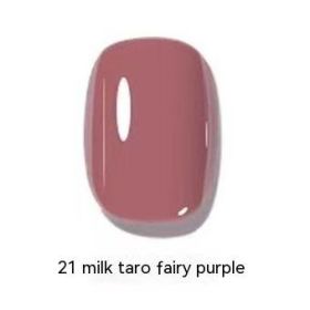Micro Glue Non-peeling Nail Polish Baking-free Quick-drying Nail Color Blue Gray 14ml (Option: 21)