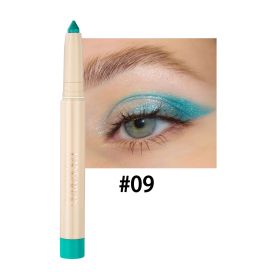 Cosmetic Eyeliner Gel Pen Lying Silkworm Mermaid Eye Shadow Pen Dual-use (Option: 09color)