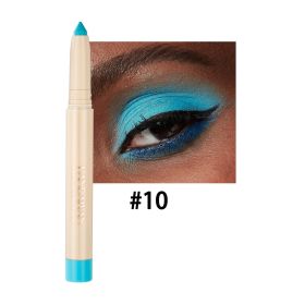 Cosmetic Eyeliner Gel Pen Lying Silkworm Mermaid Eye Shadow Pen Dual-use (Option: 10color)