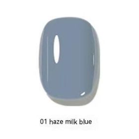 Micro Glue Non-peeling Nail Polish Baking-free Quick-drying Nail Color Blue Gray 14ml (Option: 1)