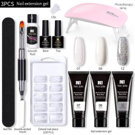15ml Nail Art Extended Glue Set Phototherapy Gel (Option: ElevenPieceSet14)