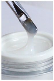Nail Art Extended Glue Phototherapy Plastic Transparent Reinforced Rhinestone (Option: Milky White)